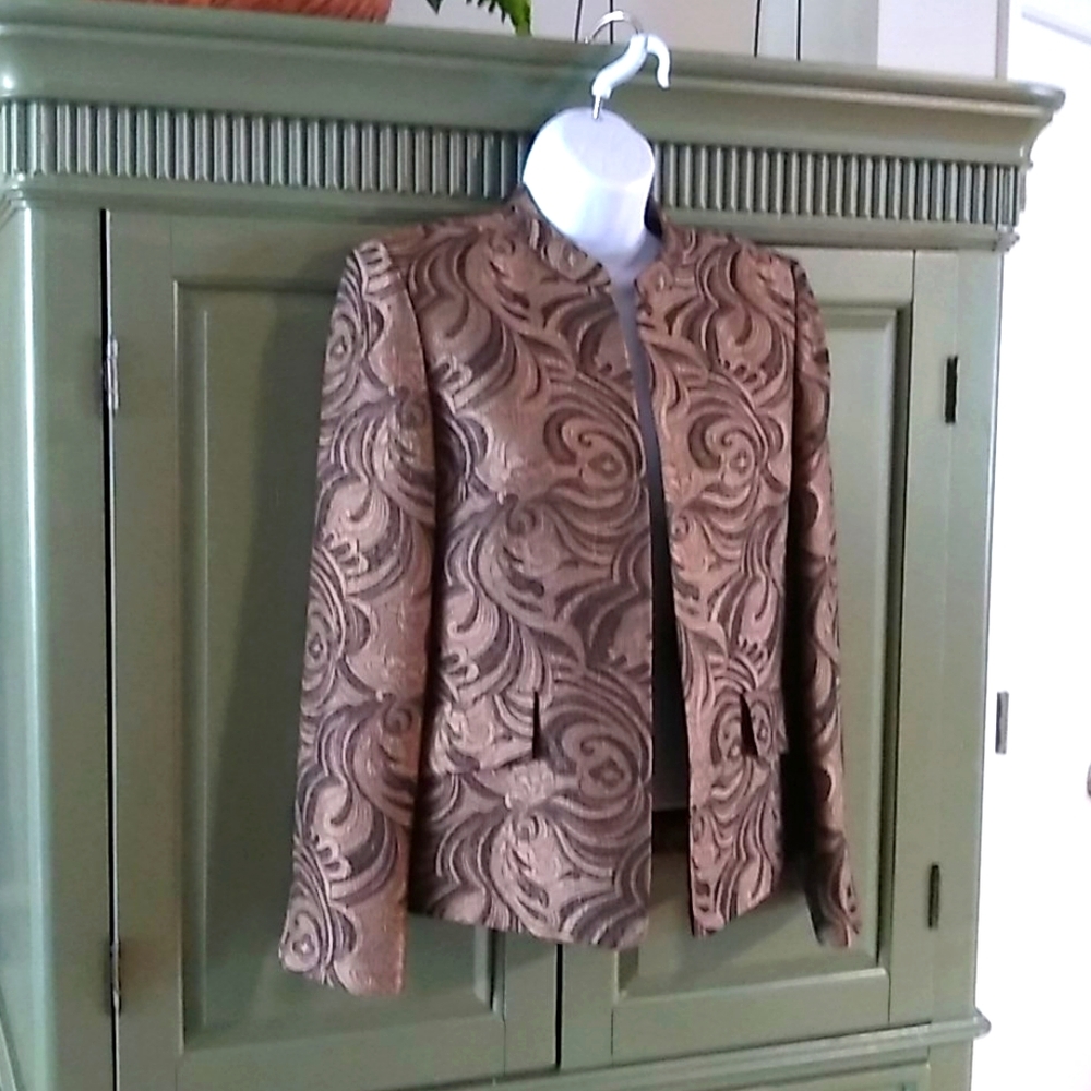 Brocade Open Blazer 6P